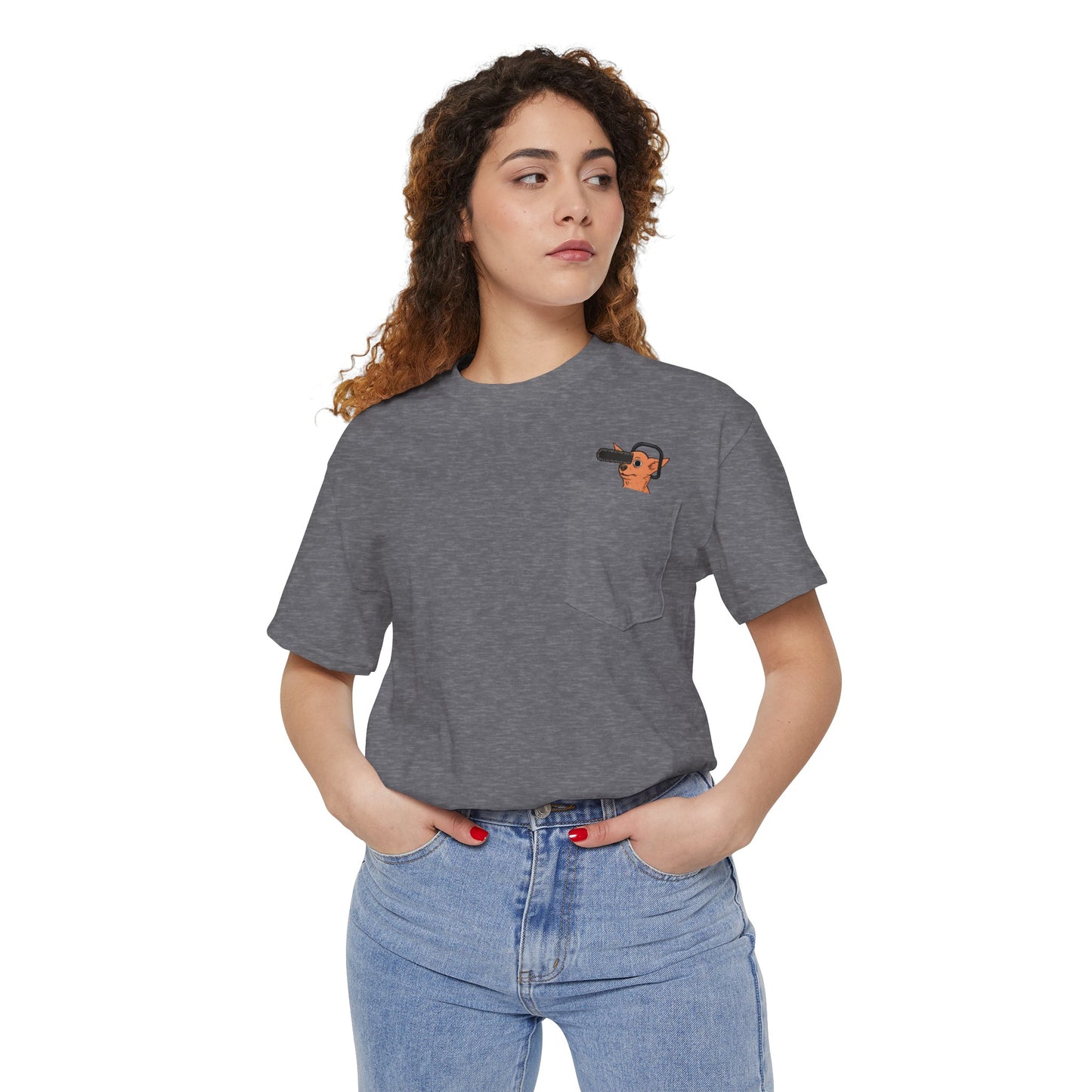 Pochita Chili Chihuahua Pocket Tee