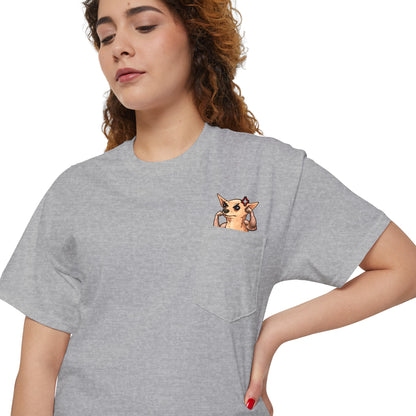 Muscular Chili Chihuahua Pocket Tee