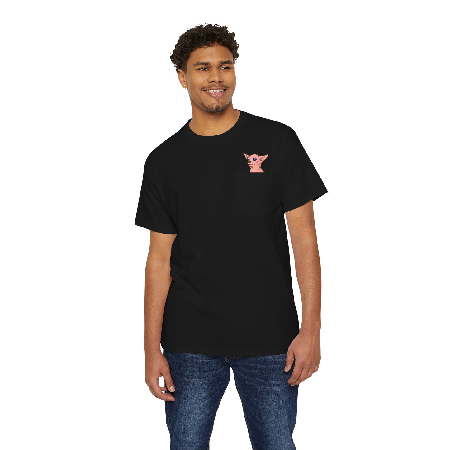 Kirby Chili Chihuahua Pocket Tee