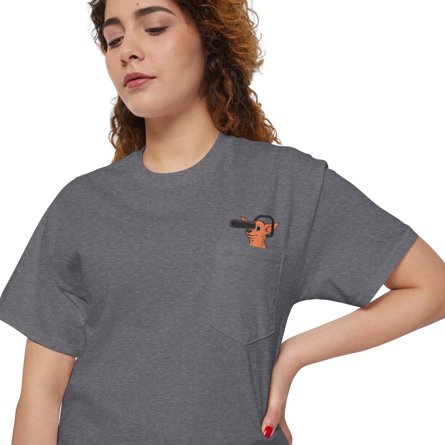 Pochita Chili Chihuahua Pocket Tee