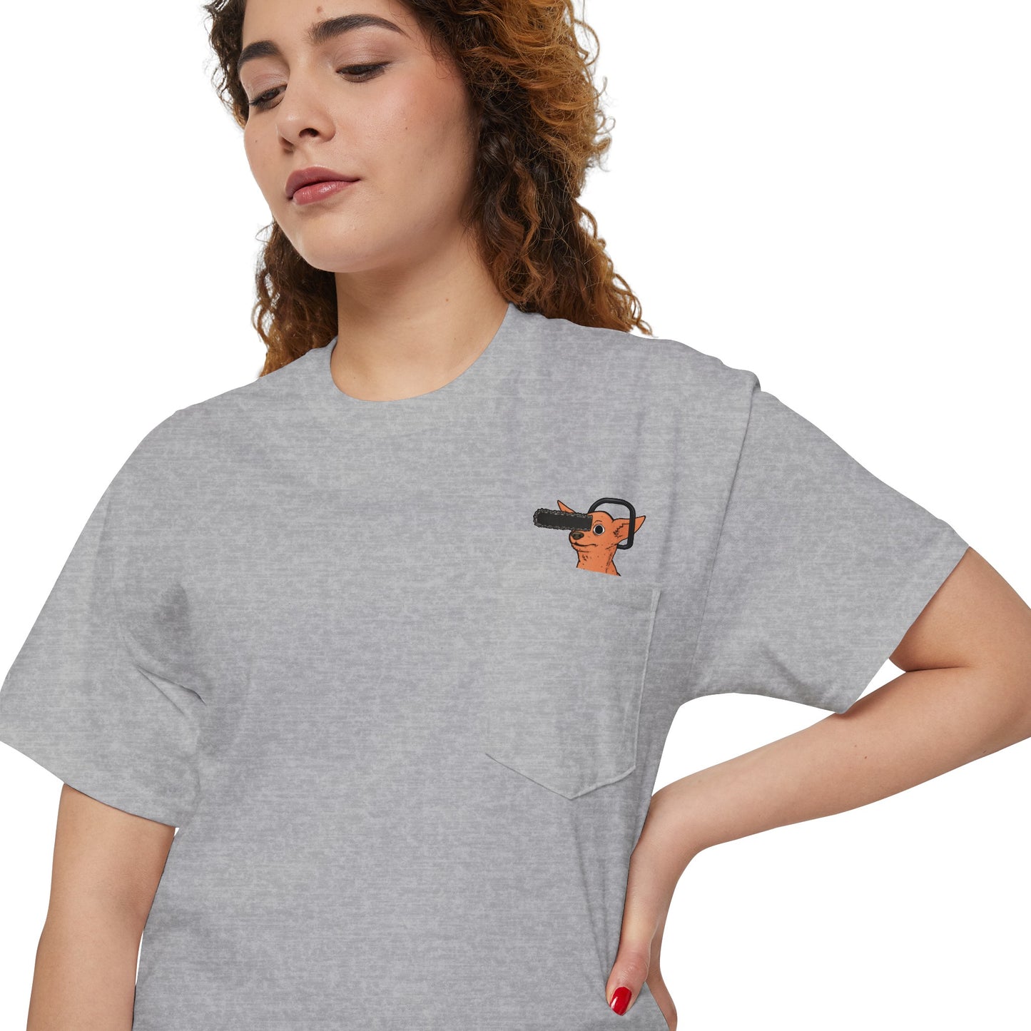 Pochita Chili Chihuahua Pocket Tee